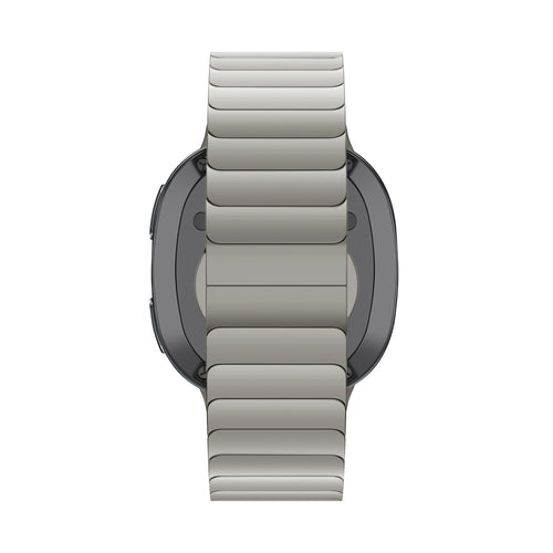 Bandz Samsung Galaxy Watch 8 - 44mm Steel Strap 'One Bead' (Titanium)
