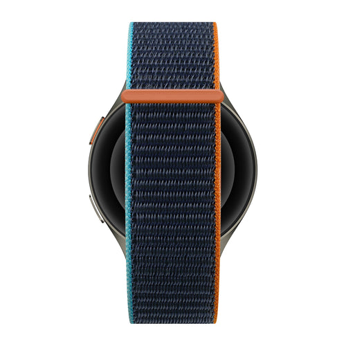 Bandz Huawei Watch 3 (Pro) Nylon Strap 'Easy Fit' (Dark Blue Mix)