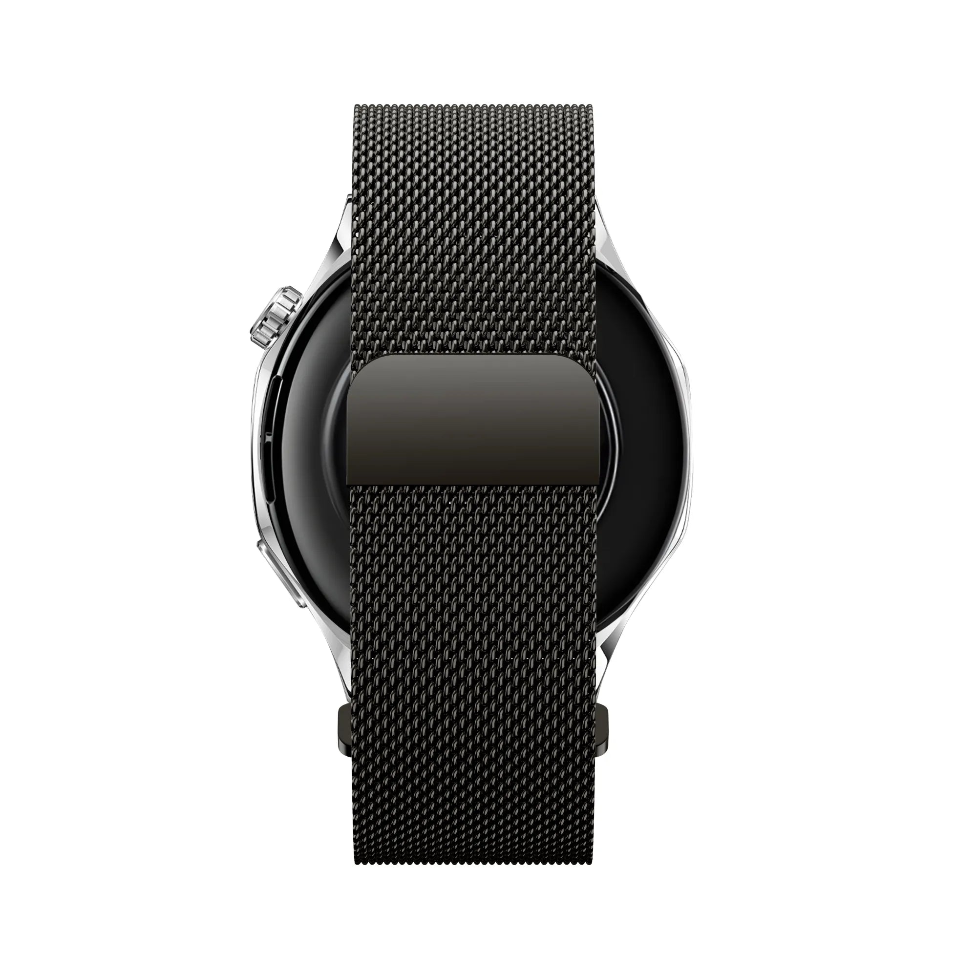 Bandz Huawei Watch 3 (Pro) 'One push' Milanese band (titanium grijs)
