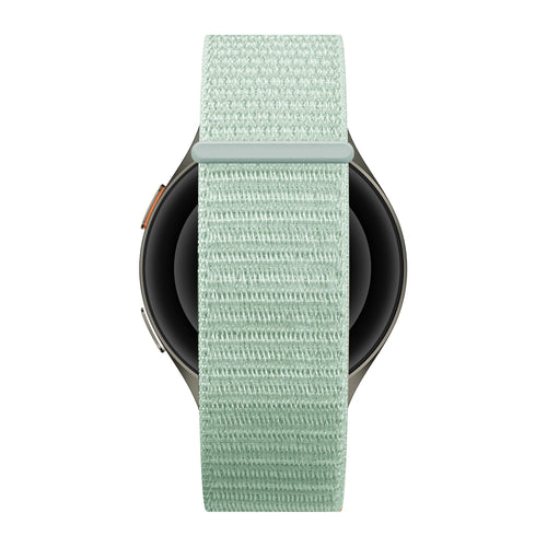 Bandz Samsung Galaxy Watch Active nylon band 'Easy fit' (lichtgroen)