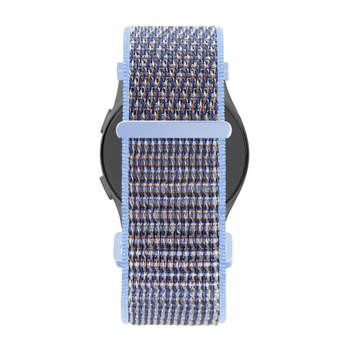 Bandz Garmin Venu nylon loop band (azure blauw)