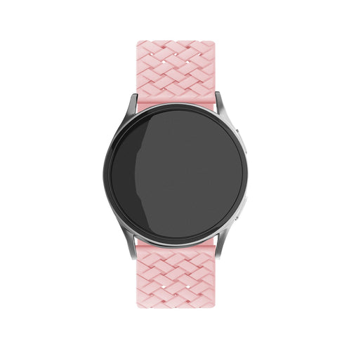 Withings Steel HR Sport gevlochten siliconen bandje (roze)