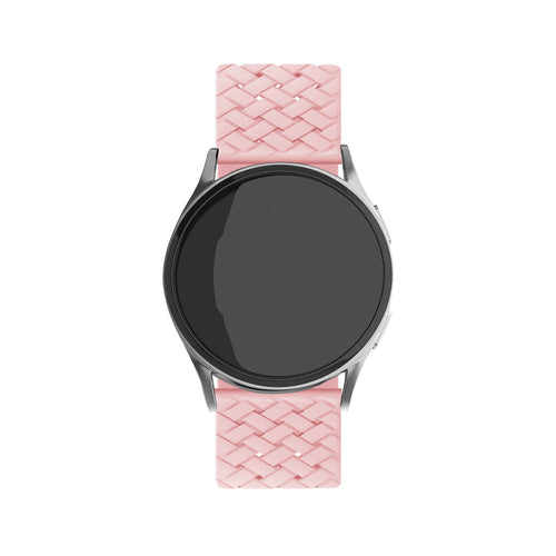 Amazfit Bip U (Pro) gevlochten siliconen bandje (roze)
