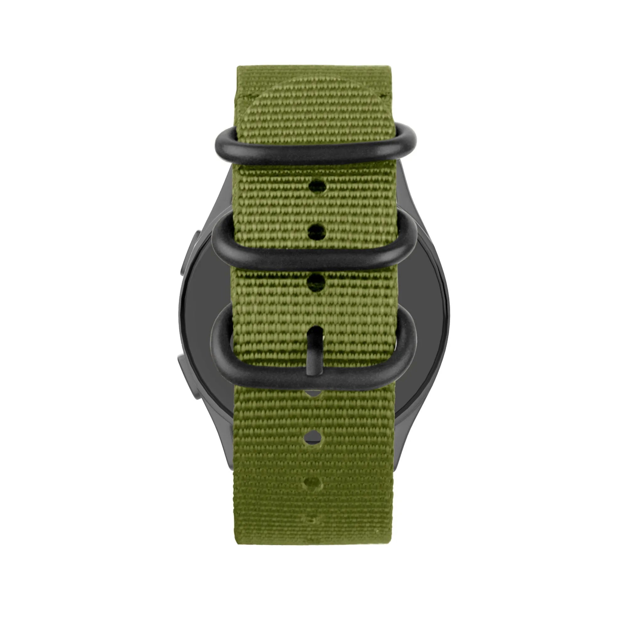 Bandz Gard Pro Health Smartwatch 3 - 41mm nylon band met gesp (groen)
