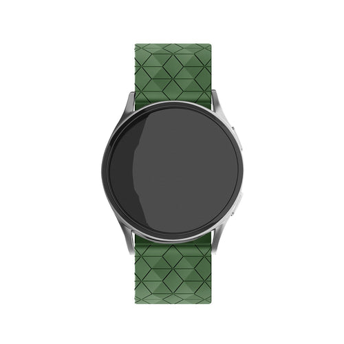 Redmi Watch 5 Lite silicone hexa band (legergroen)