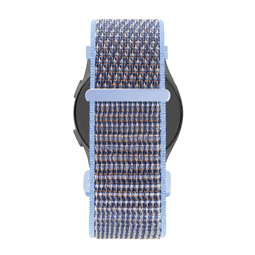 Bandz Garmin Vivomove Style nylon loop band (azure blauw)
