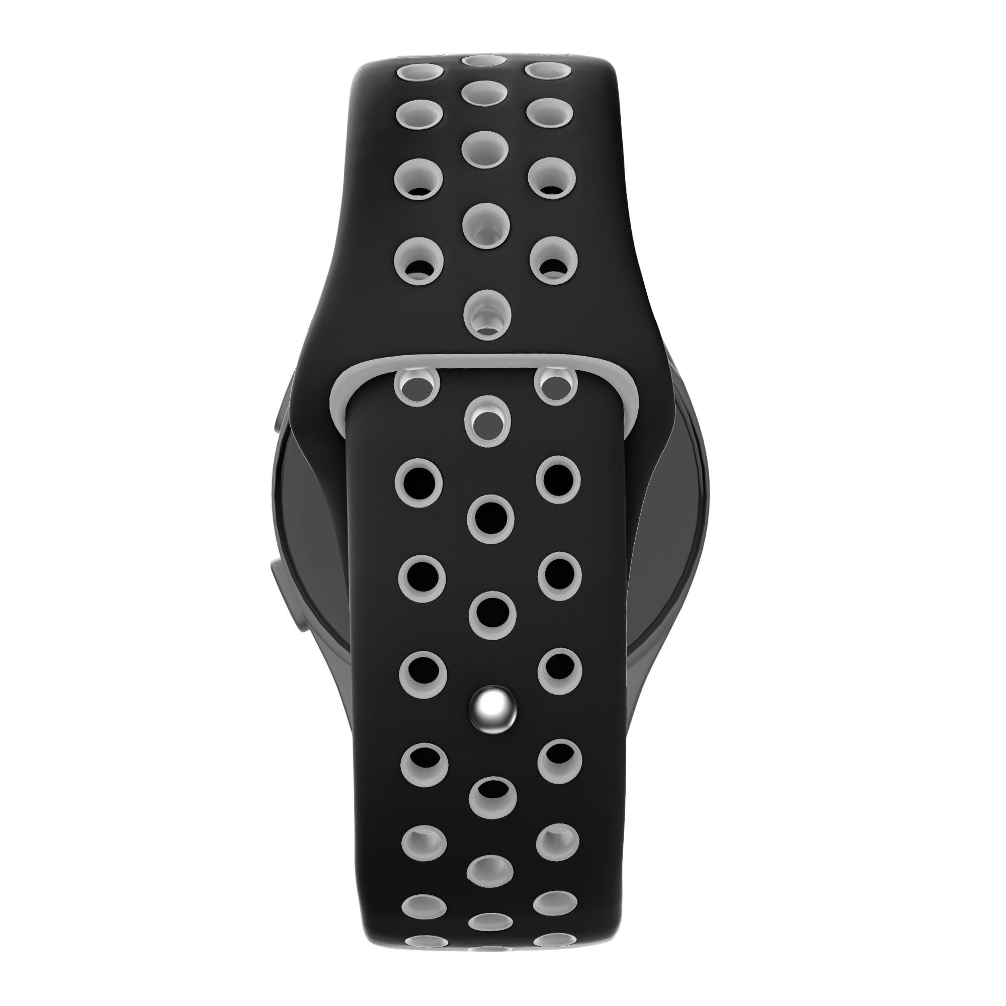 Bandz Huawei Watch GT 6 - 46mm sport band 'Deluxe' (zwart/grijs)