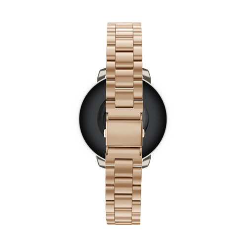 Steel Strap 'Classic', rose gold, on a watch, direct front view