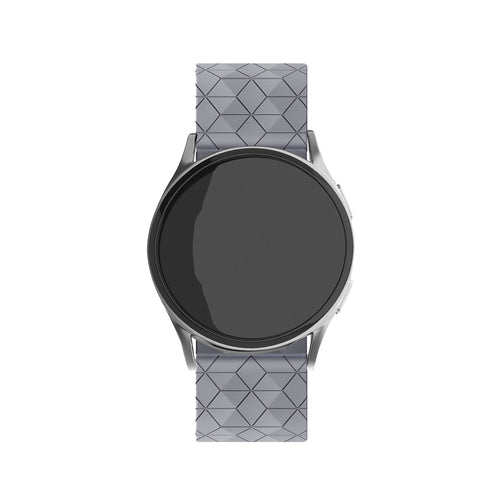 Amazfit Bip 5 silicone hexa band (grijs)