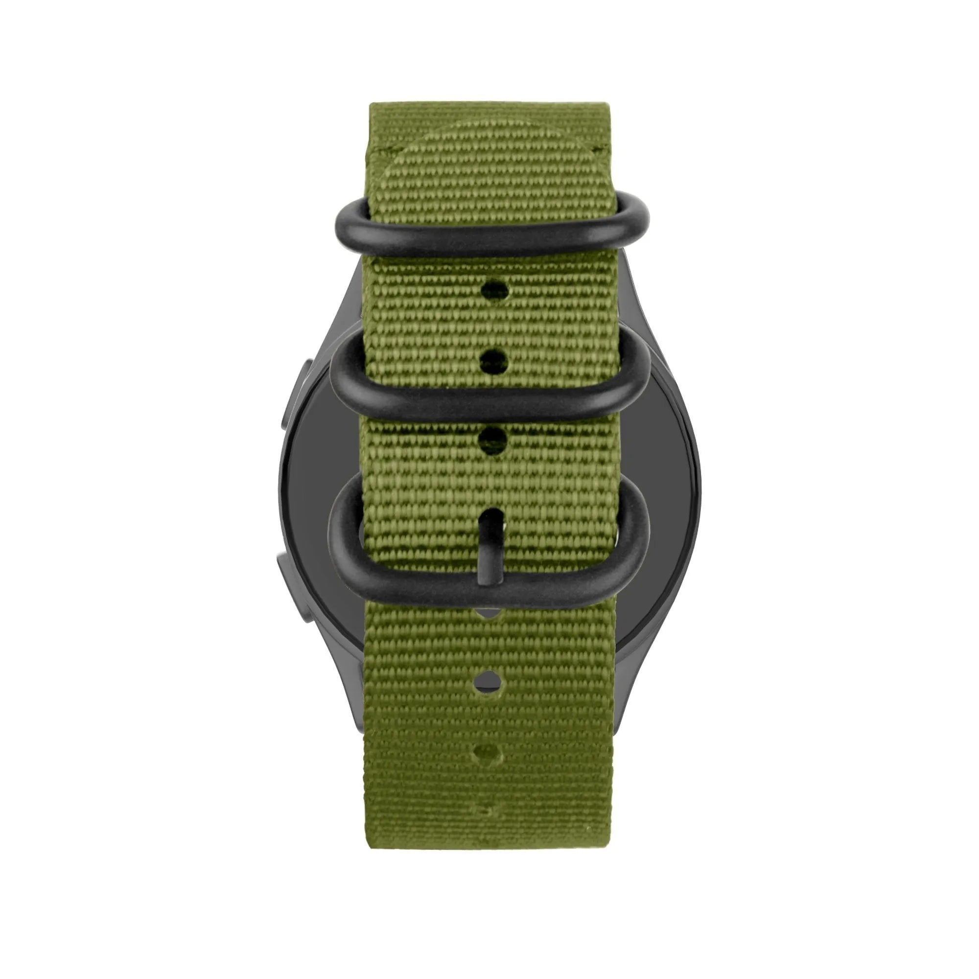 Bandz Suunto Race 2 nylon band met gesp (groen)