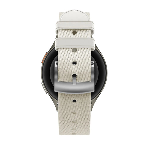 Bandz OnePlus Watch 3 - 43mm Leather Hybrid Strap 'Easy Fit' (Starlight)