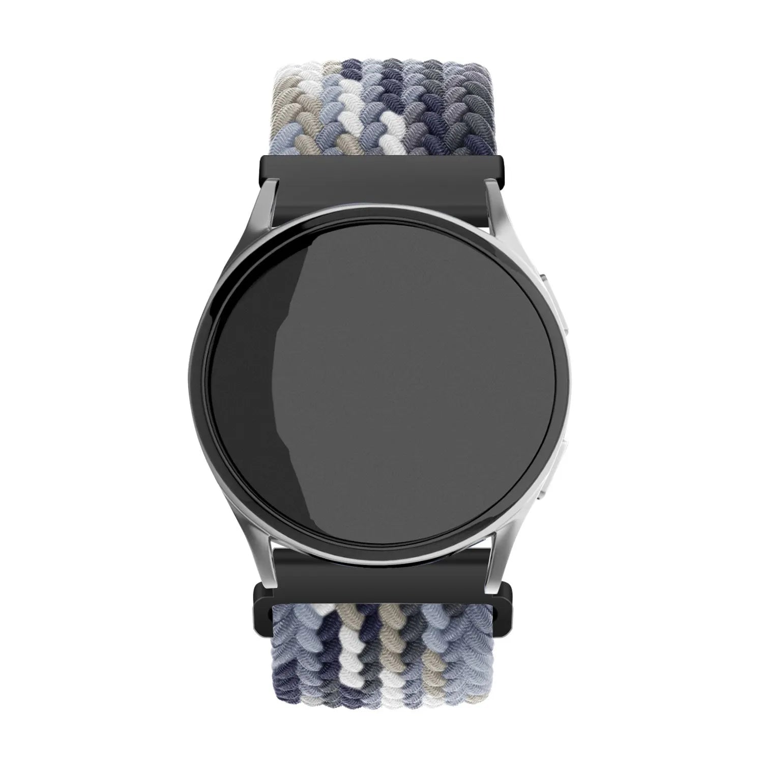 Amazfit Bip U (Pro) Adjustable Braided Strap (Black/White)