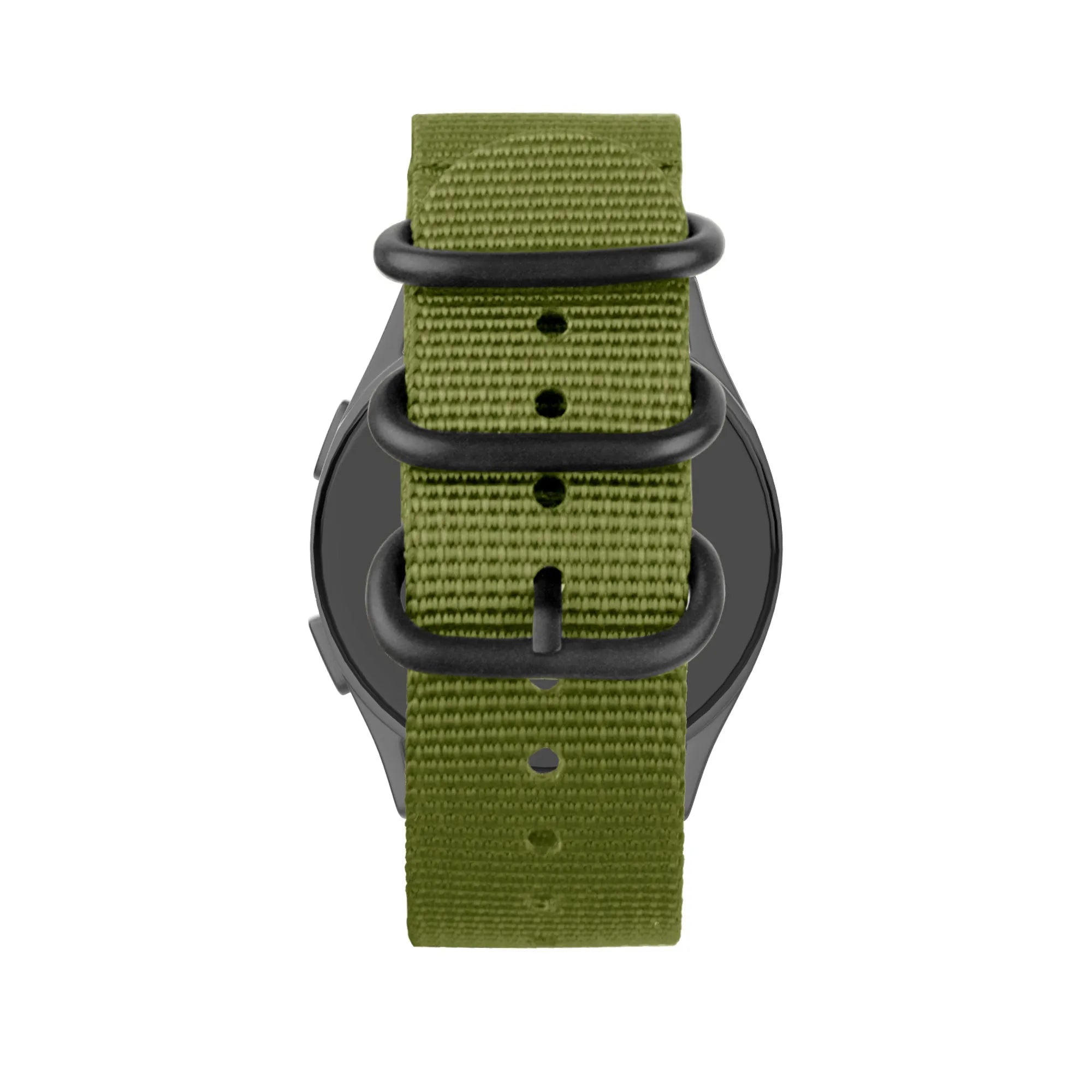 Bandz OnePlus Watch 3 Nylon Strap with Buckle (Green)