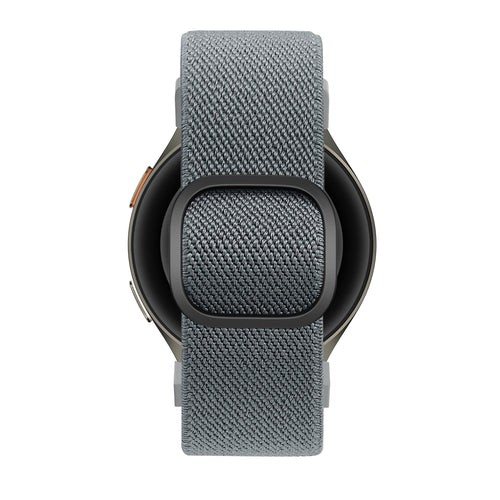 Bandz Samsung Galaxy Watch FE elastische band 'Easy fit' (grijsblauw)