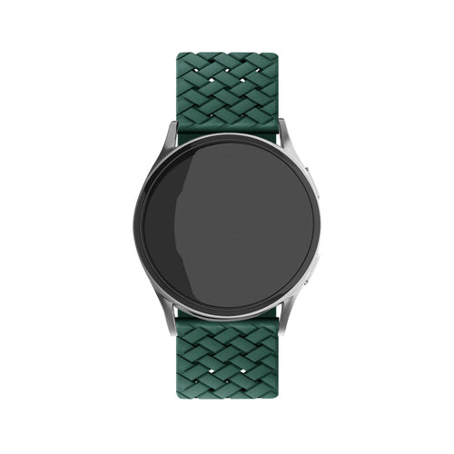 Withings Steel HR Sport gevlochten siliconen bandje (donkergroen)