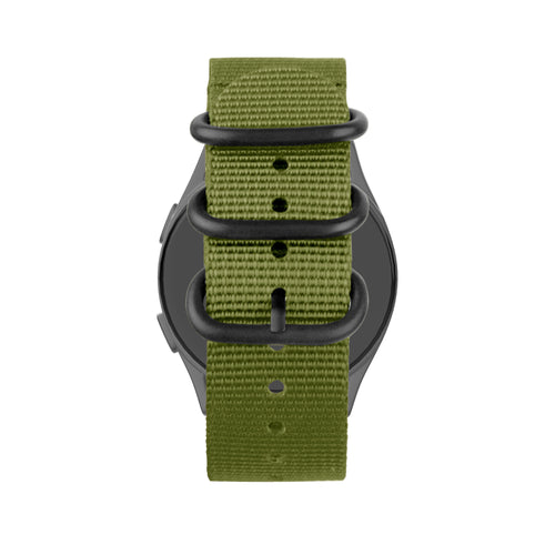 Bandz Garmin Approach S40 nylon band met gesp (groen)