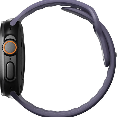 Nomad Apple Watch siliconen Tempo bandje (paars)