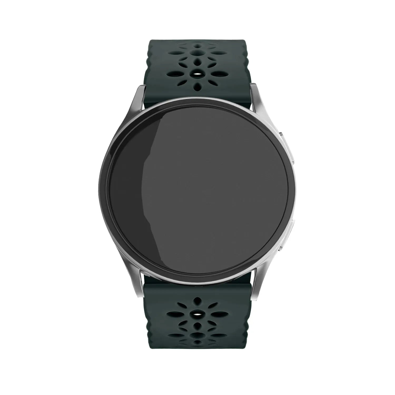 Amazfit Bip U (Pro) siliconen bandje met patroon (dennengroen)