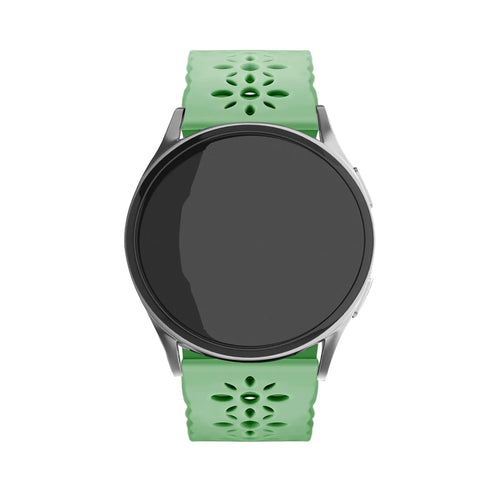 Coros Pace 2 Patterned Silicone Strap (Green)