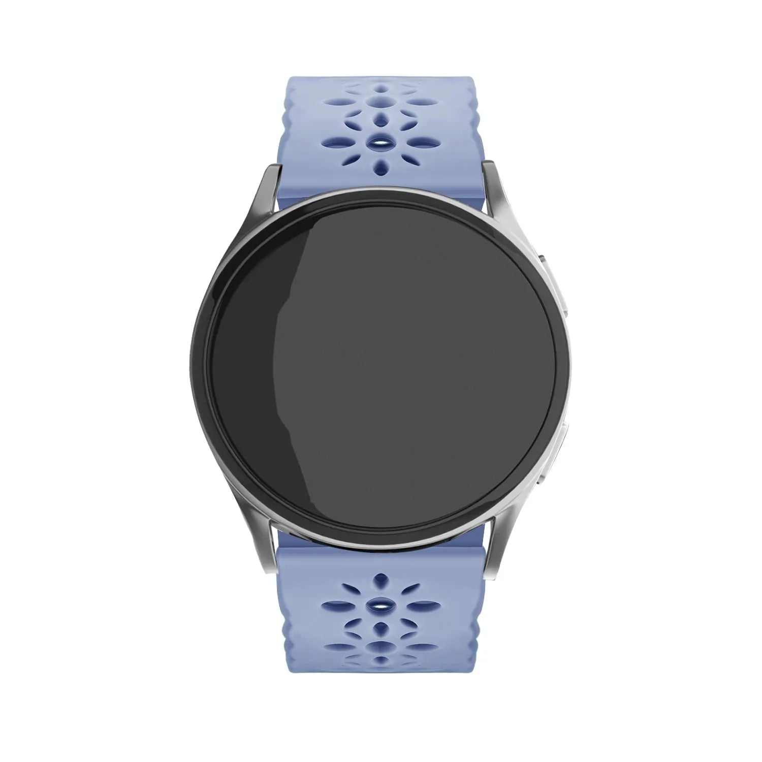 Amazfit GTR Mini siliconen bandje met patroon (lavendel grijs)