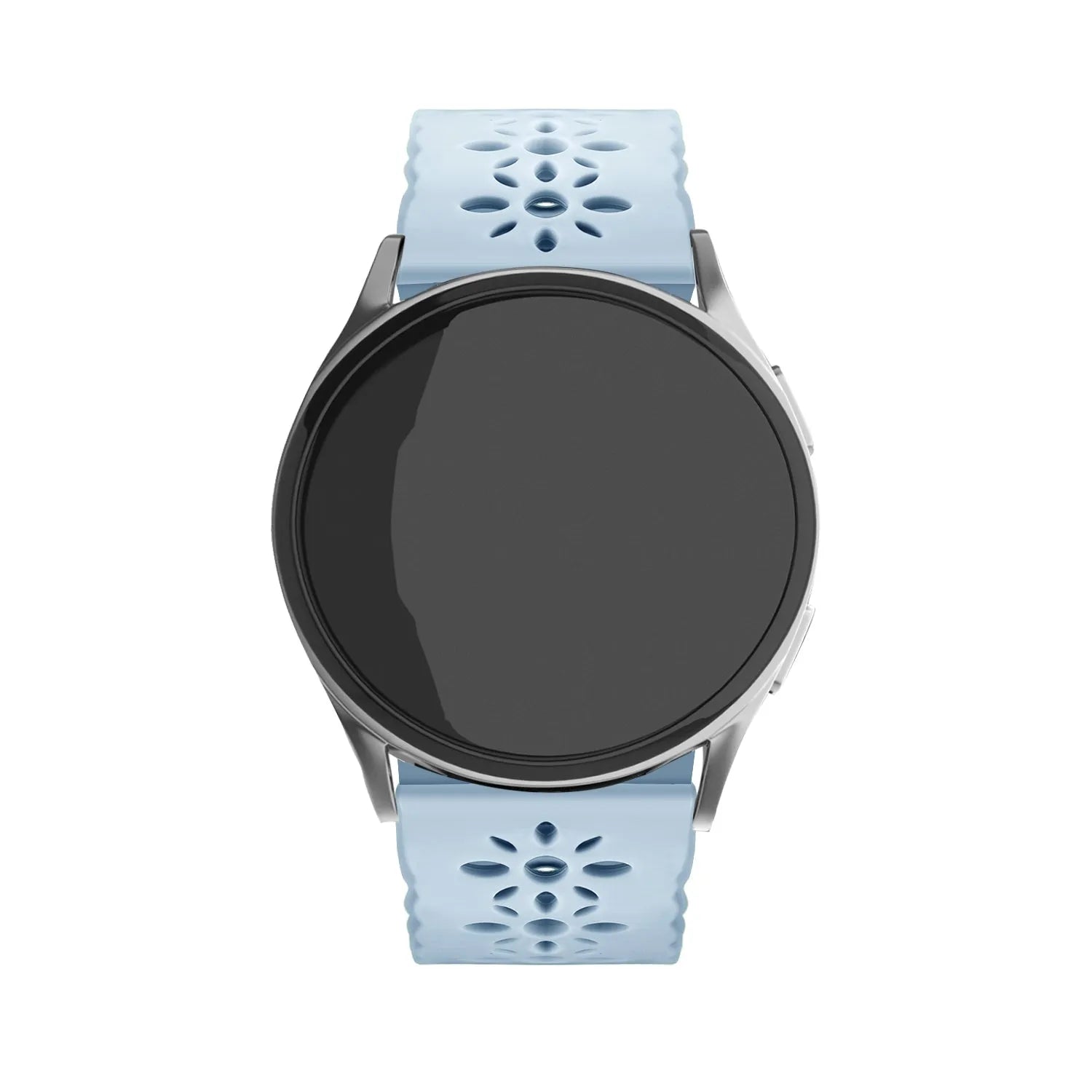Amazfit Active siliconen bandje met patroon (mist blauw)