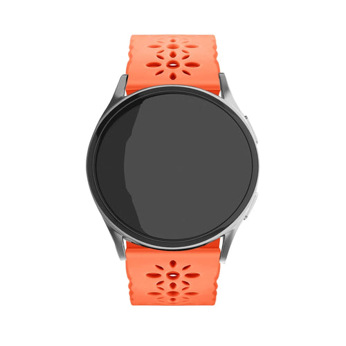 Amazfit Bip 3 (Pro) Patterned Silicone Strap (Orange)