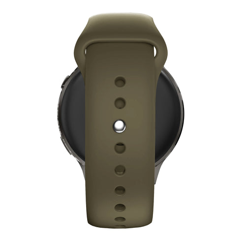Bandz Garmin Forerunner 570 - 47mm sport band 'Deluxe' (olijf)