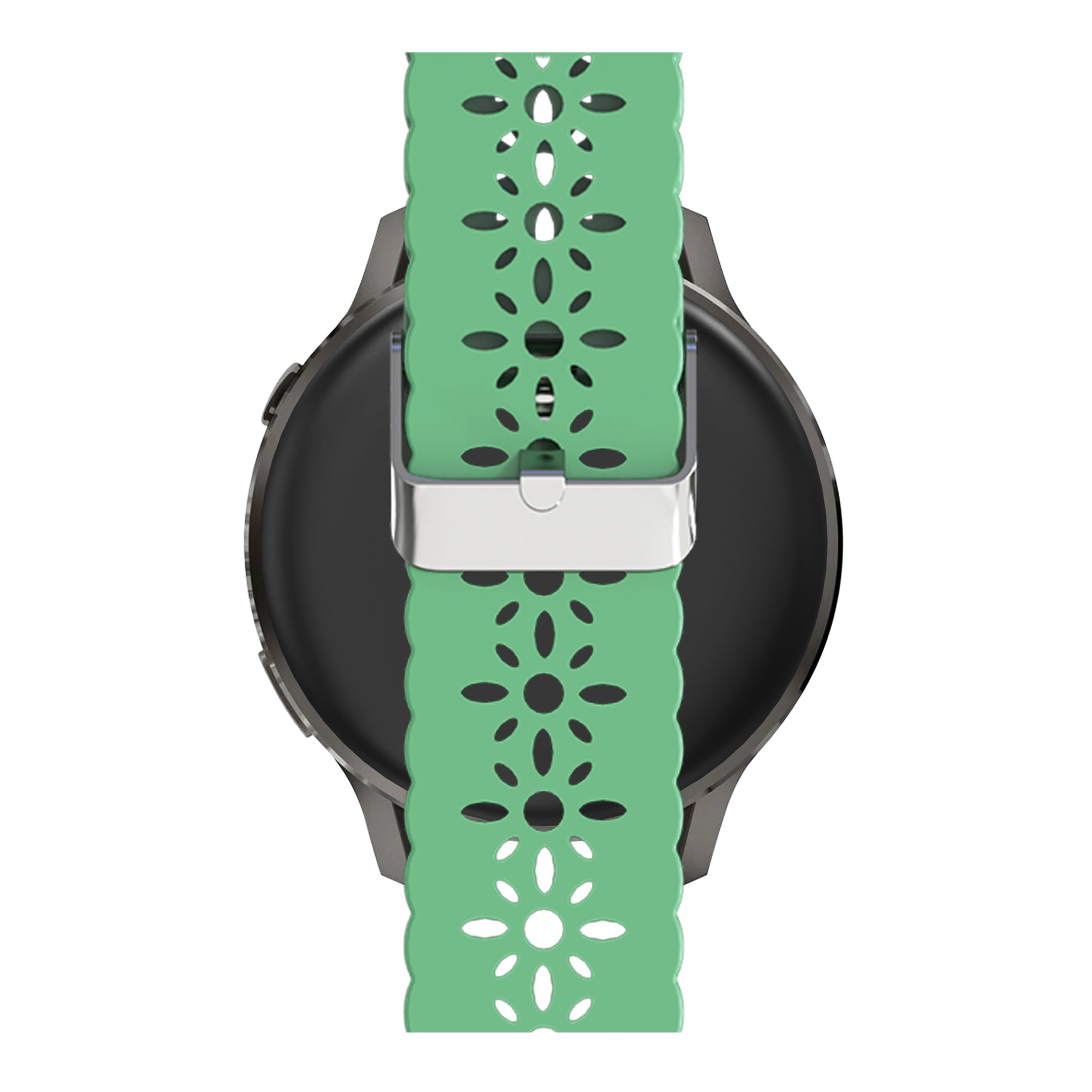 Bandz Garmin Venu Silicone Strap 'Lace' (Light Green)