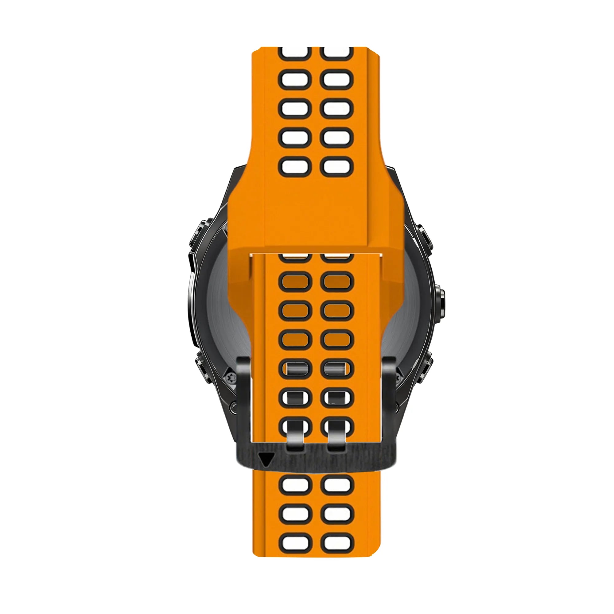 Bandz Garmin Instinct 3 - 50mm sport band met gesp (oranje/zwart)