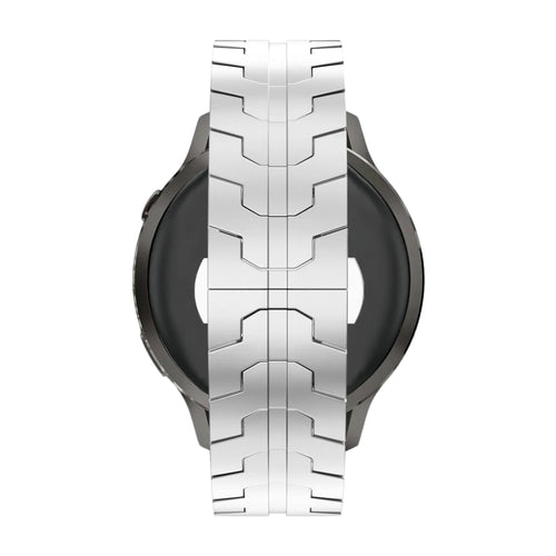 Bandz Garmin Venu 4 - 45mm stalen band 'Iron' (zilver)