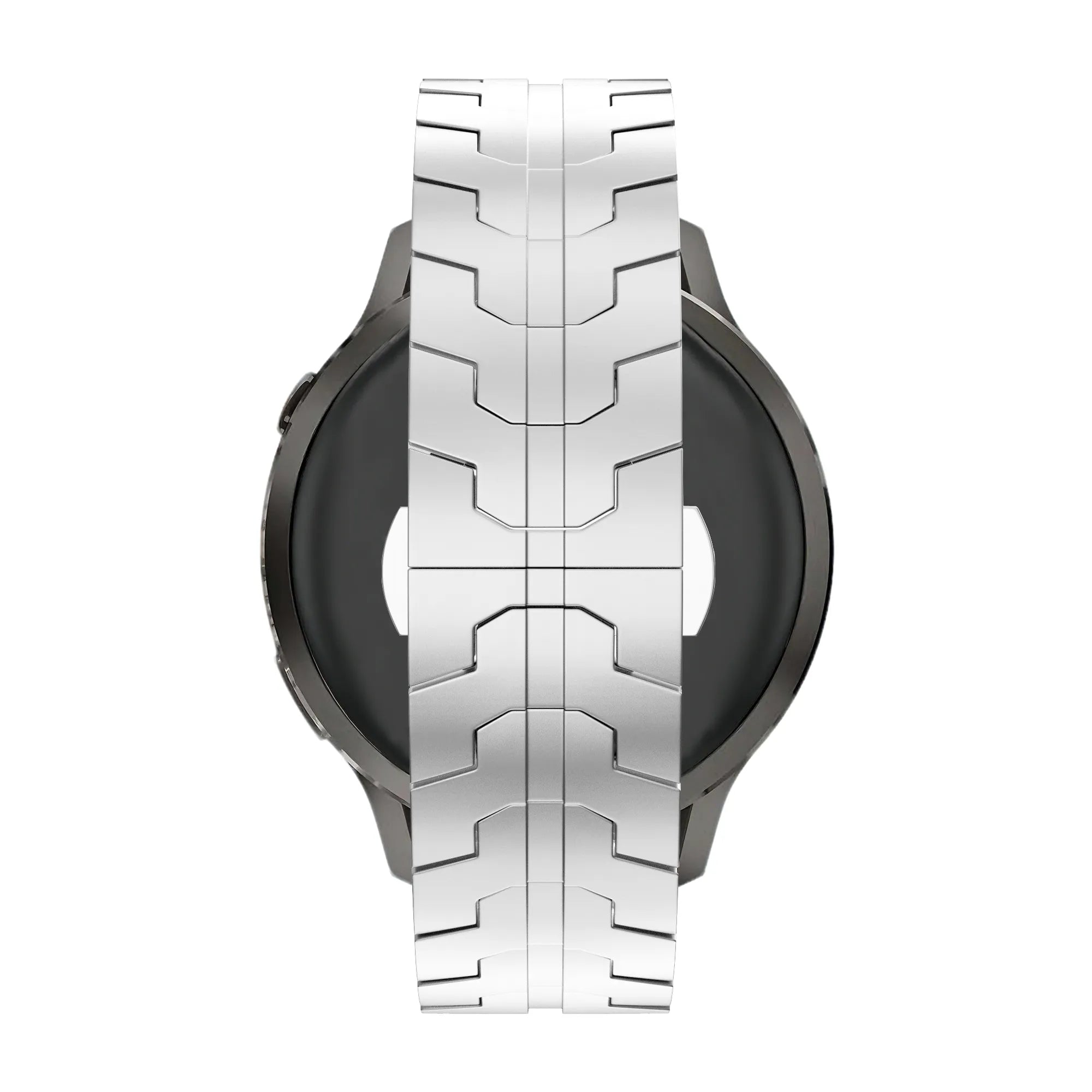 Bandz Garmin Venu 4 - 45mm stalen band 'Iron' (zilver)