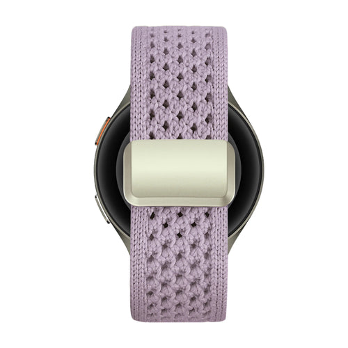 Bandz Garmin Vivomove Style vintage nylon band (lichtpaars)