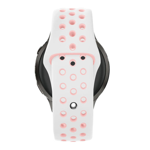 Bandz Garmin Forerunner 165 sport band 'Deluxe' (wit/roze)