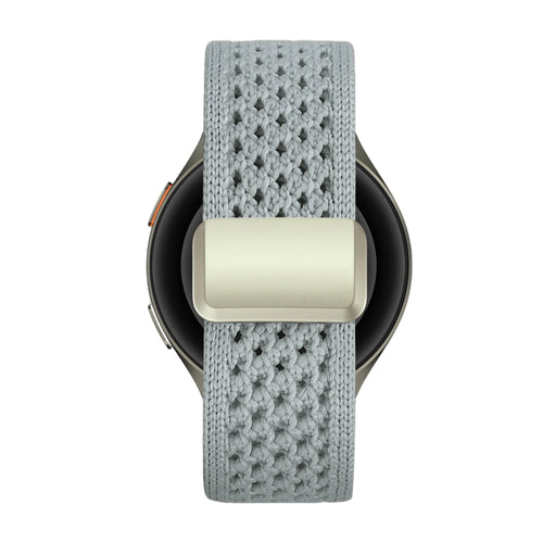 Bandz OnePlus Watch 3 - 43mm vintage nylon band (lichtblauw)
