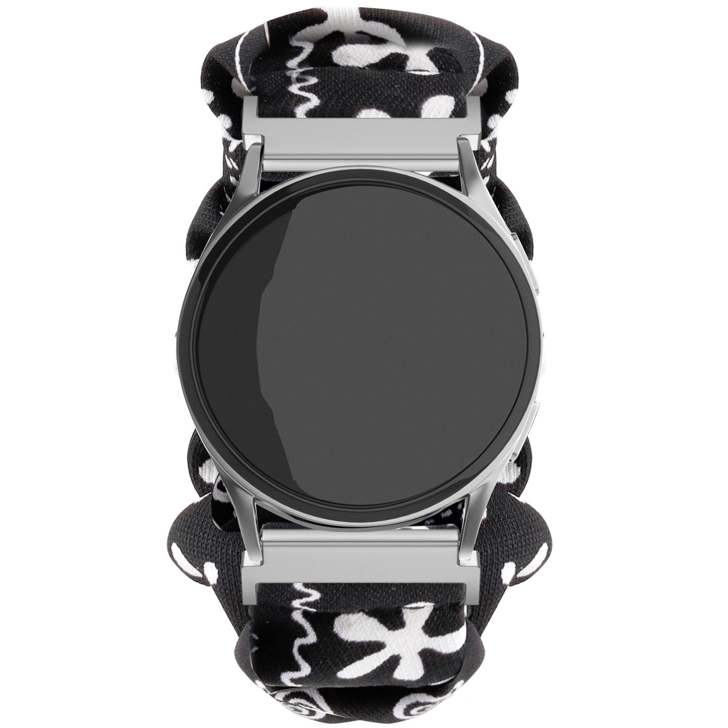 Samsung Galaxy Watch 6 - 44mm scrunchie bandje (zwart mix)