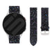 Amazfit Bip U (Pro) leren glitter bandje (zwart)