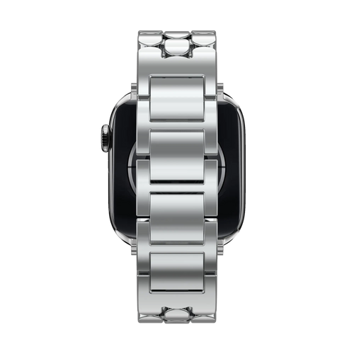 Bandz Apple Watch stalen band 'Oval' (zilver)