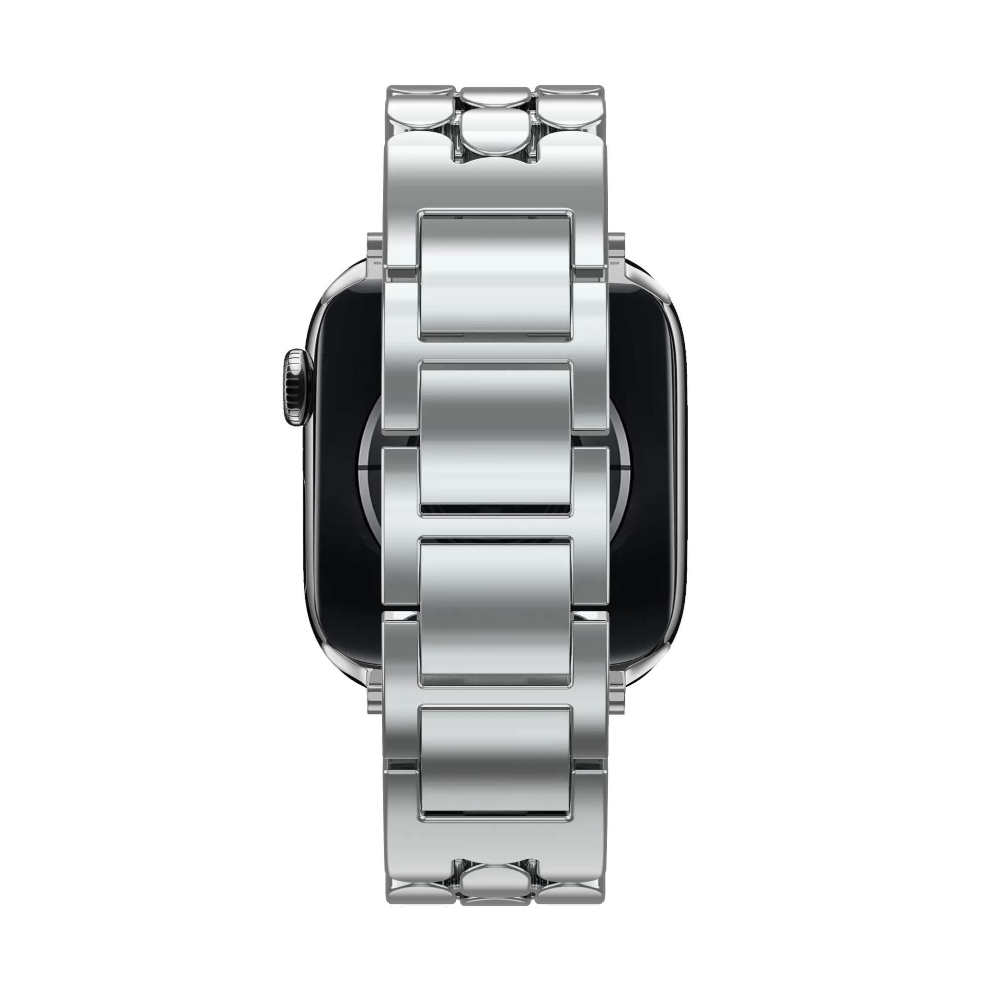 Bandz Apple Watch Steel Strap 'Oval' (Silver)