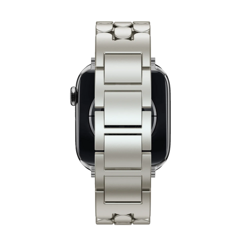Bandz Apple Watch stalen band 'Oval' (sterrenlicht)