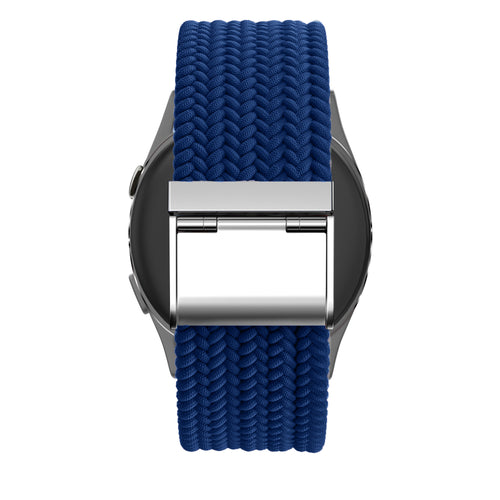 Bandz Garmin Vivoactive 4 Woven Nylon Strap (Blue)