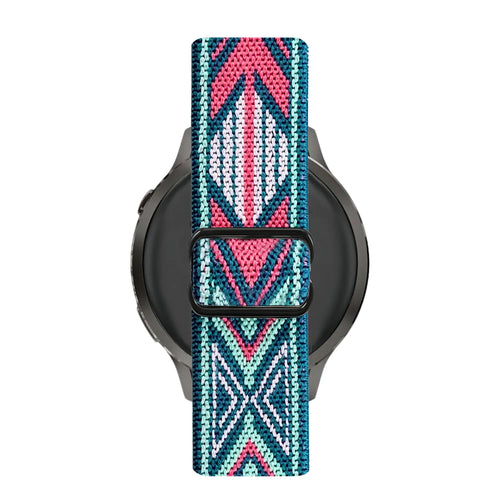 Bandz Amazfit Cheetah 2 Pro Elastic Nylon Strap (Blue Mix)