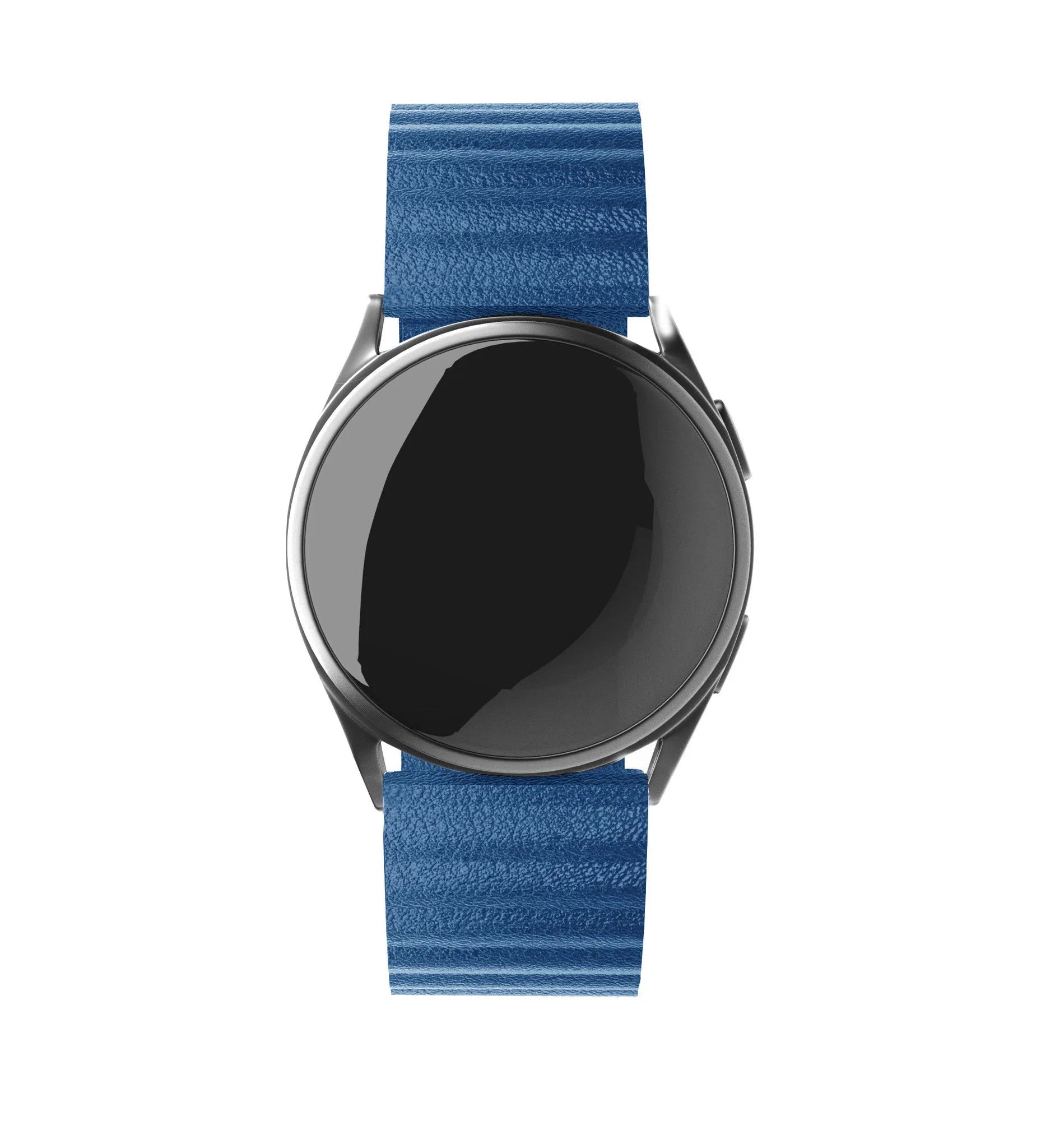 Coros Apex 42mm leren loop bandje (donkerblauw)