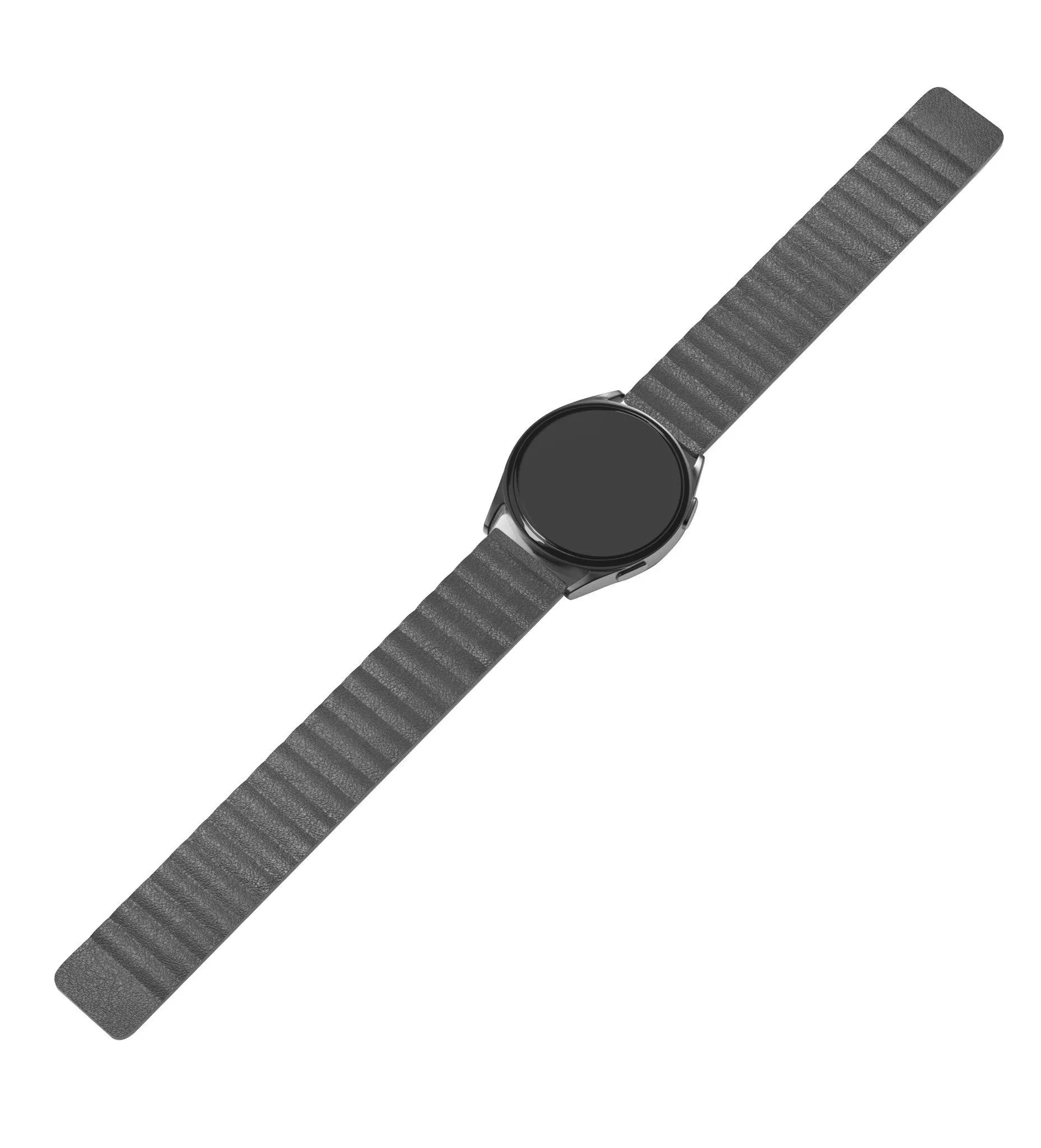 Coros Apex 2 Leather Loop Strap (Grey)