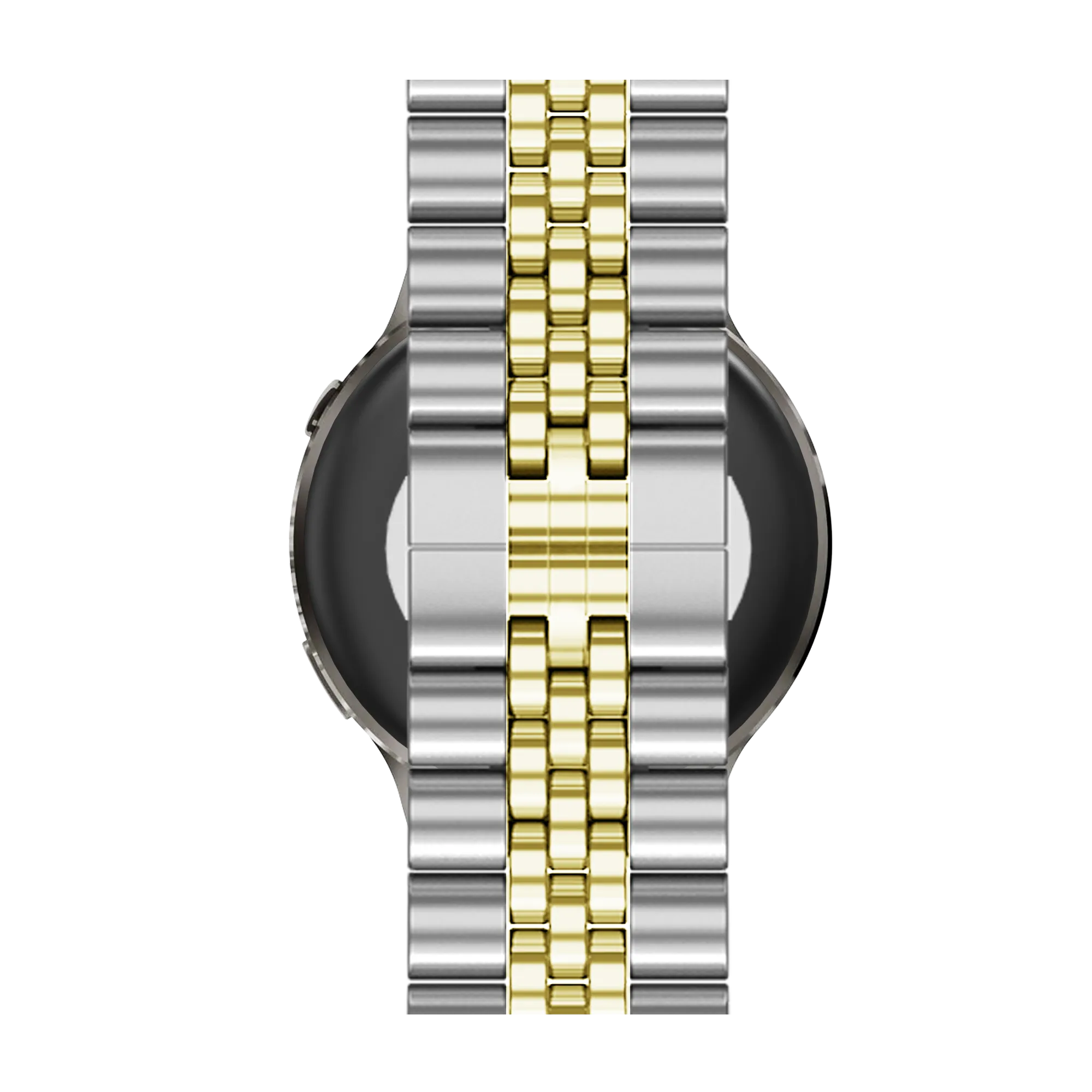 Bandz Garmin Forerunner 265s stalen band 'Jubilee' (zilver/goud)