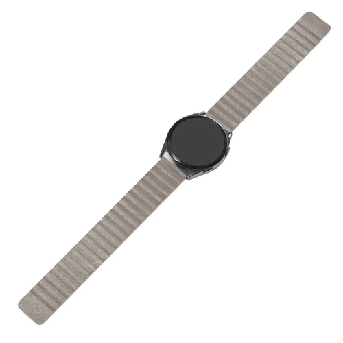 Amazfit Active leren loop bandje (khaki)