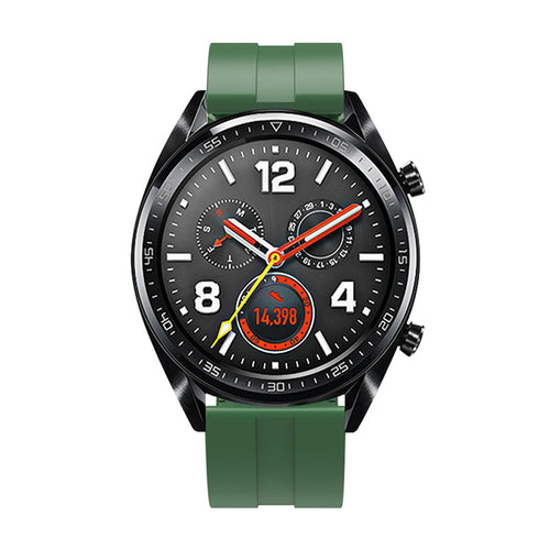 Huawei Watch GT 6 - 46mm extreme silicone band (legergroen)