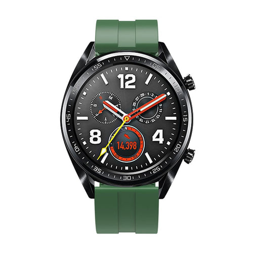 Huawei Watch GT 5 - 46mm extreme silicone band (legergroen)