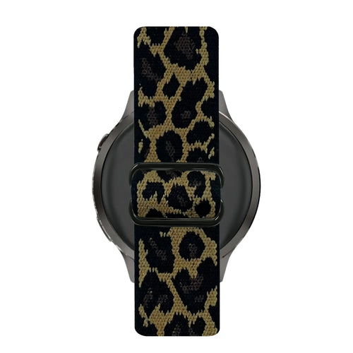 Bandz Gard Pro Health Smartwatch 3 - 41mm Elastic Nylon Strap ('Leopard')