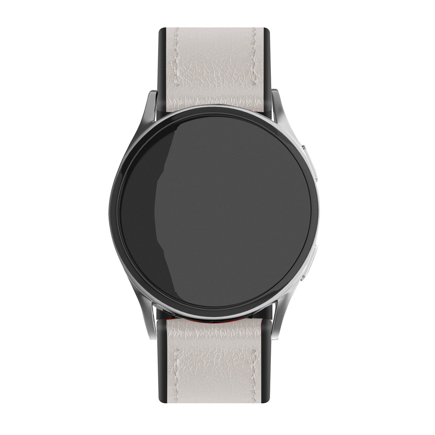 Amazfit Bip 6 leren hybrid bandje (wit)