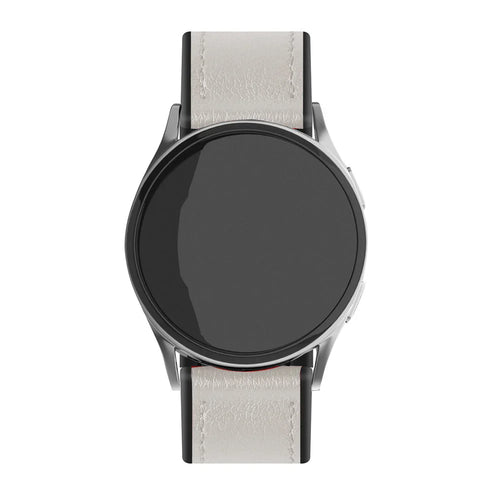 Suunto Race 2 Leather Hybrid Strap (White)